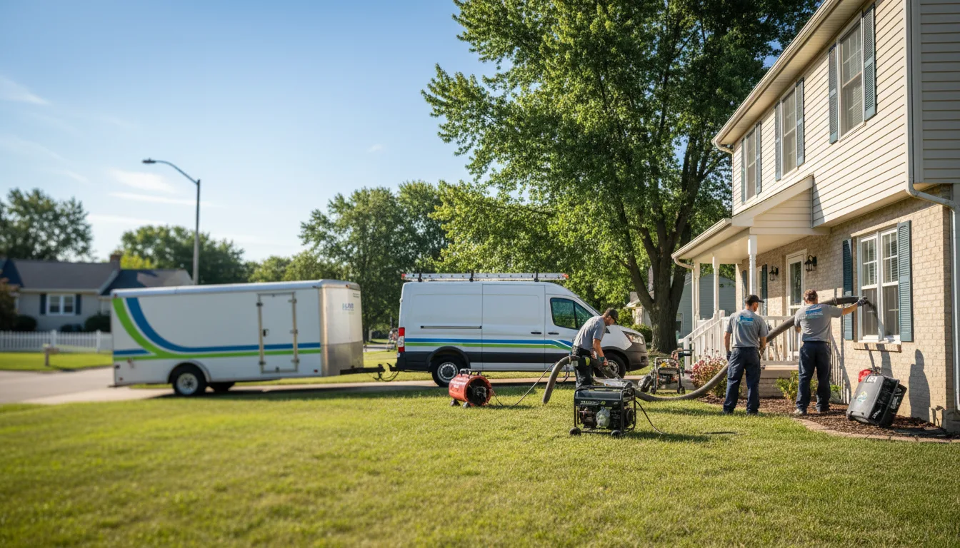 Flooded Basement Restoration And Cleanup With Repair in Otterbein, IN near me